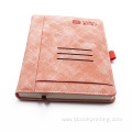 custom wholesale leather Journal Planner agenda notebook